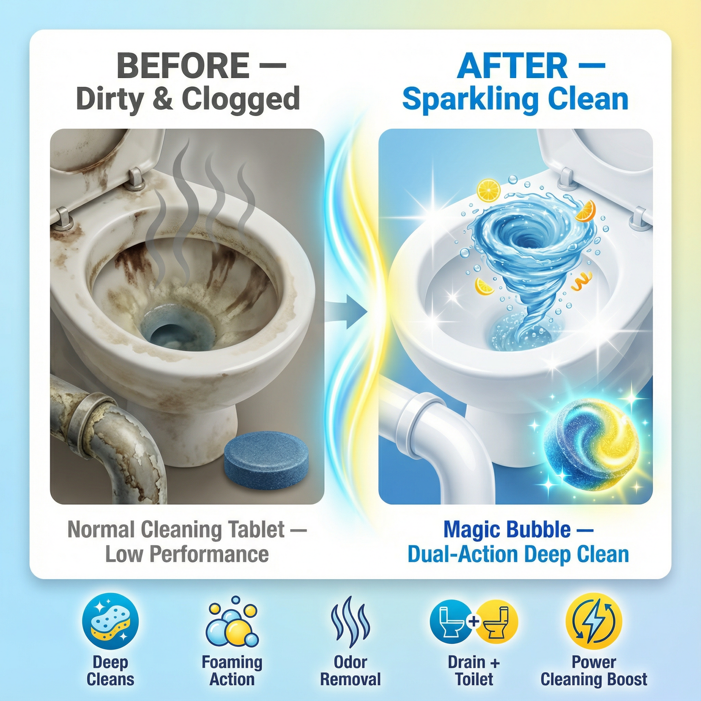 Magic Bubble Cleaning Tablets | 🔥BUY 1 GET 1 FREE🔥