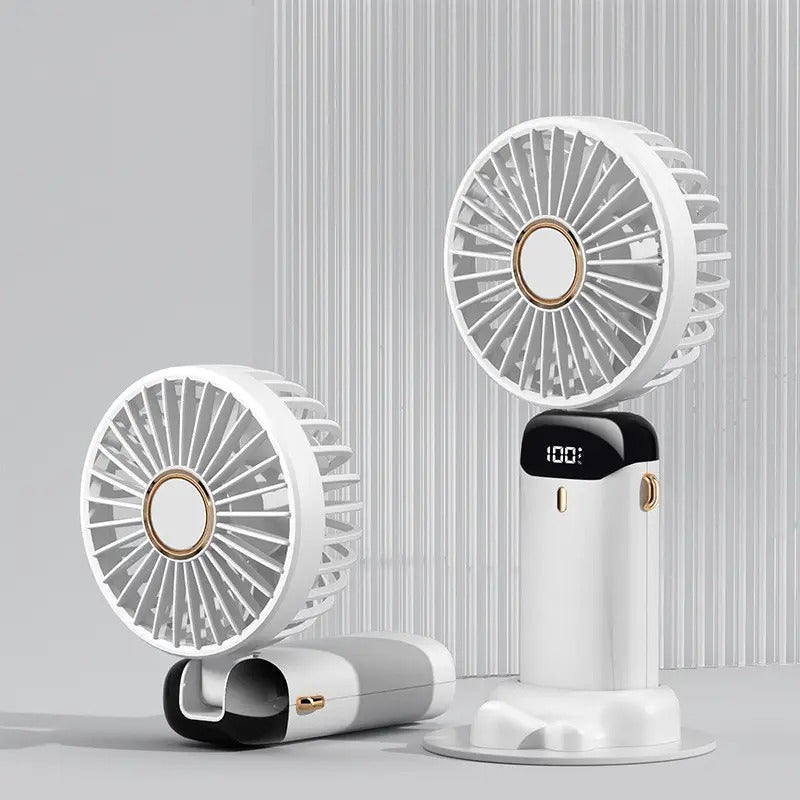 Portable Mini Fan USB Rechargeable Mini Air Cooler Hand Held Small Fan