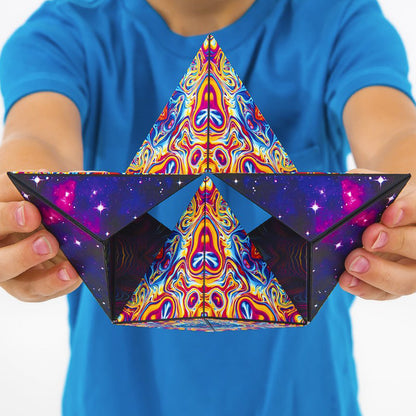 The shape-shifting magnetic puzzle cube