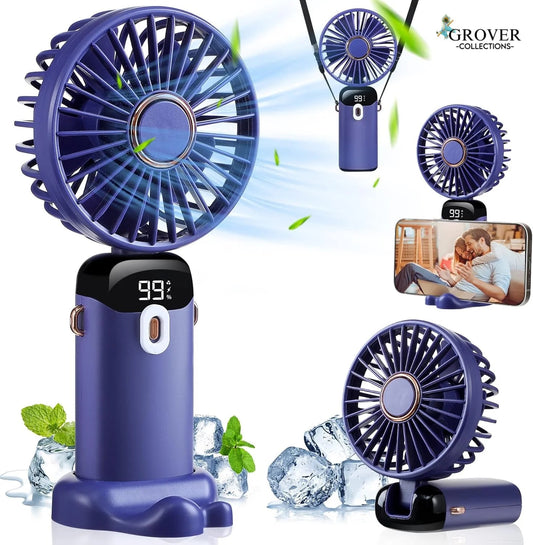 Portable Mini Fan USB Rechargeable Mini Air Cooler Hand Held Small Fan